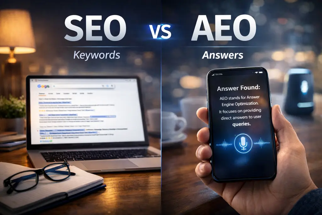 SEO vs AEO: The Shift From Keywords to Answers
