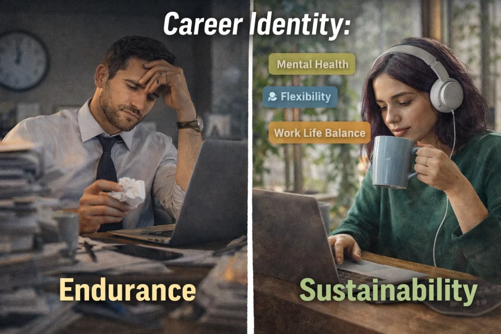 Career Identity Endurance vs Sustainability