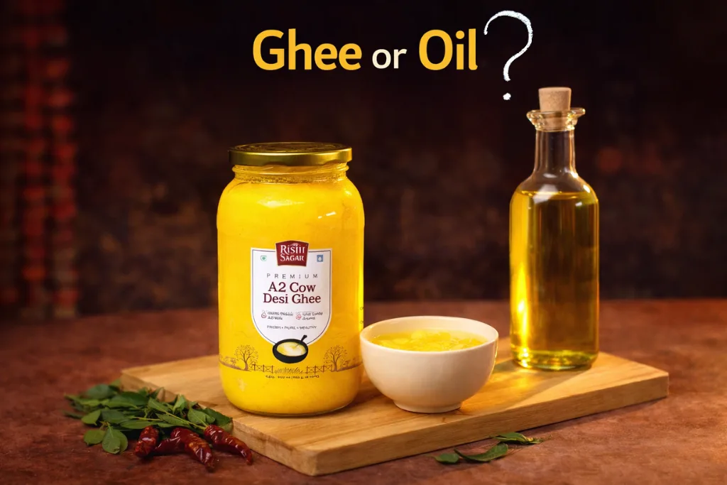 Ghee vs Oil: Which Is Healthier for Everyday Cooking?