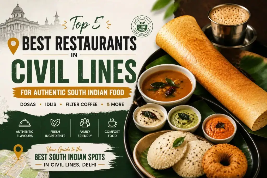 Best Restaurants in Civil Lines for Authentic South Indian Food