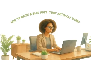 How to Write a Blog Post That Google Loves