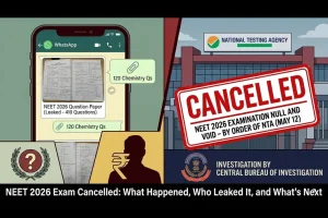 NEET 2026 Exam Cancelled: The Shocking Truth Behind the Paper Leak