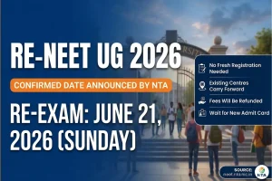 NEET 2026 re-exam date confirmed: June 21 is the new D-day