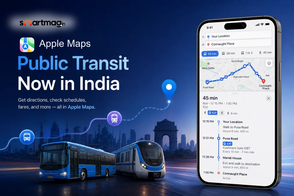 Apple Maps Introduces Public Transit Directions in India