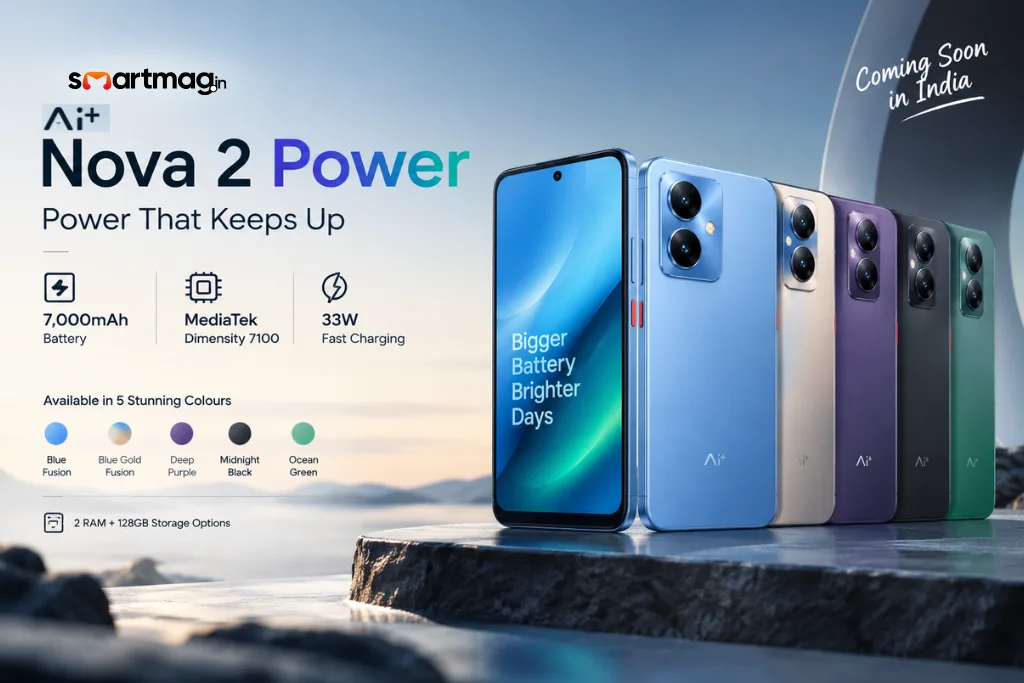 AI+ Nova 2 Power Set to Arrive in India Soon With Massive 7,000mAh Battery, Dimensity 7100 Chipset