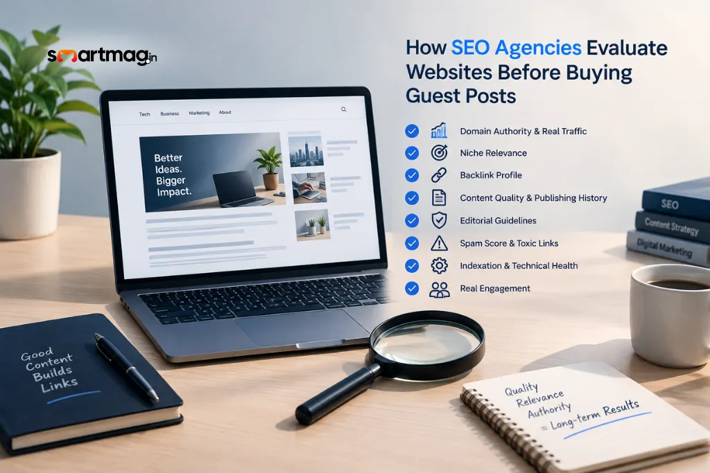 How SEO agencies evaluate websites before buying guest posts