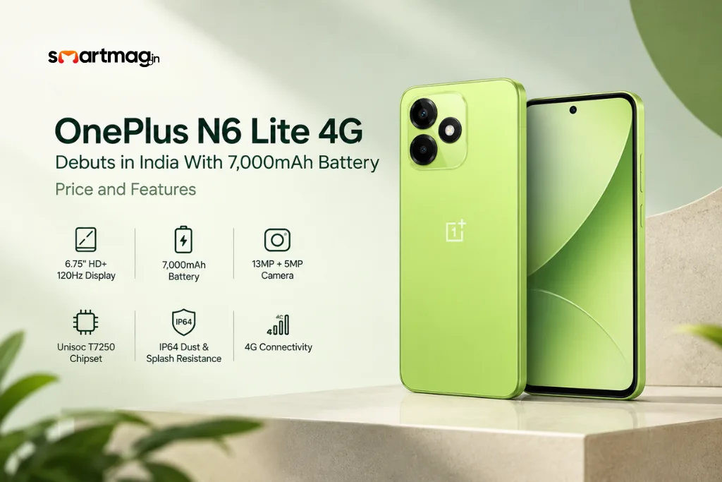 OnePlus N6 Lite 4G Debuts in India With 7,000mAh Battery: Price and Features